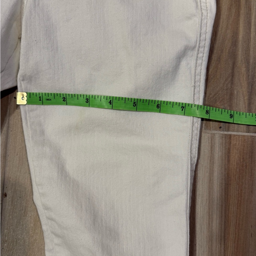 Free People Cream Denim Pants - Picture 6 of 9